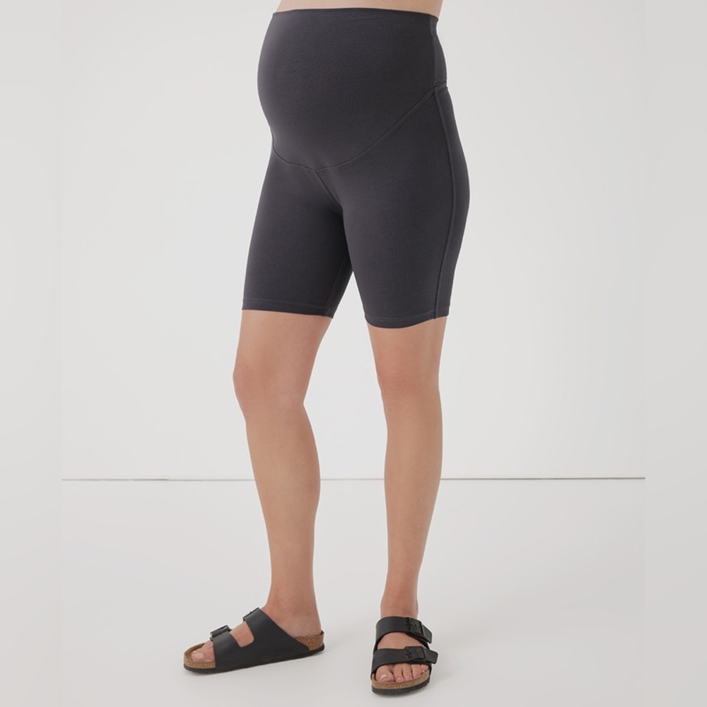 Pact Maternity On the Go-To Bike Short Made With Organic Cotton Size L Large